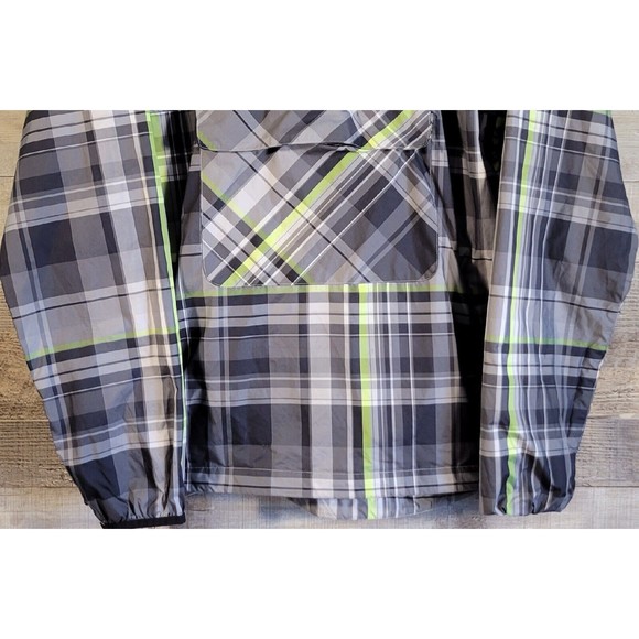 Vintage Nike Sportswear Hooded Windbreaker Pullover Plaid Size M - Picture 3 of 14